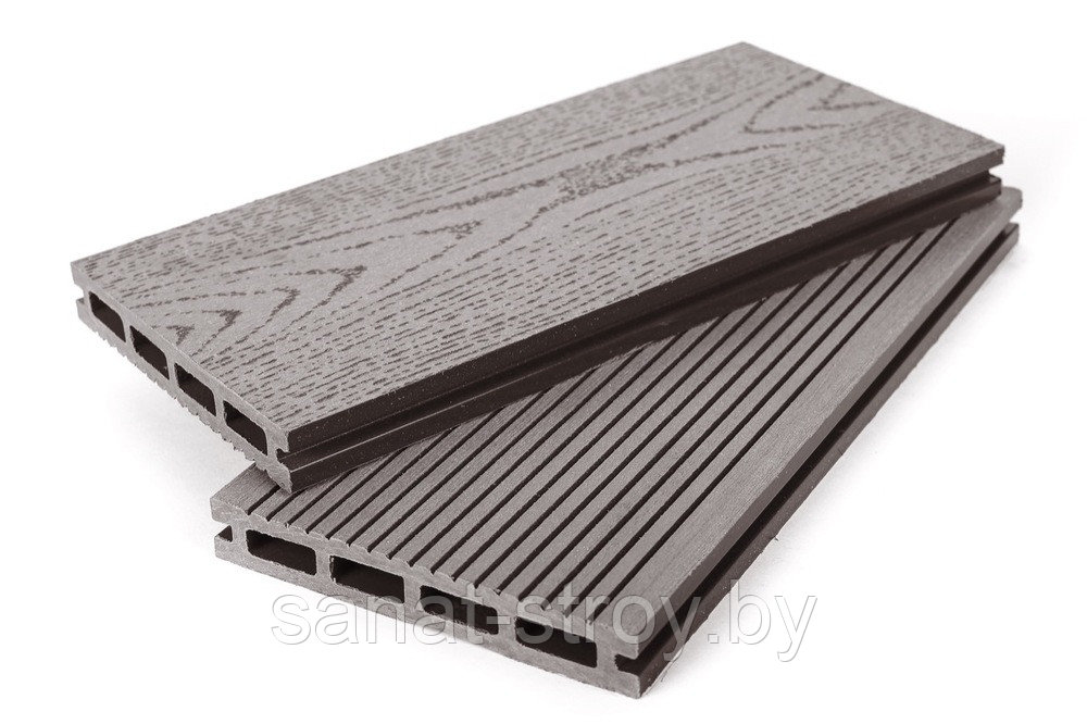 Террасная доска ДПК Grand Line 140мм вельвет и тиснение под дерево 3м Венге