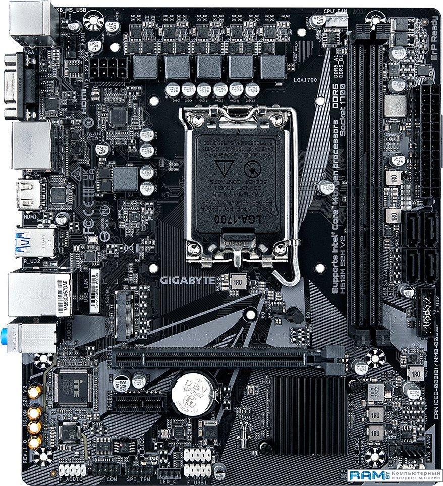 Материнская плата Gigabyte H610M S2H V2 (rev. 1.0)