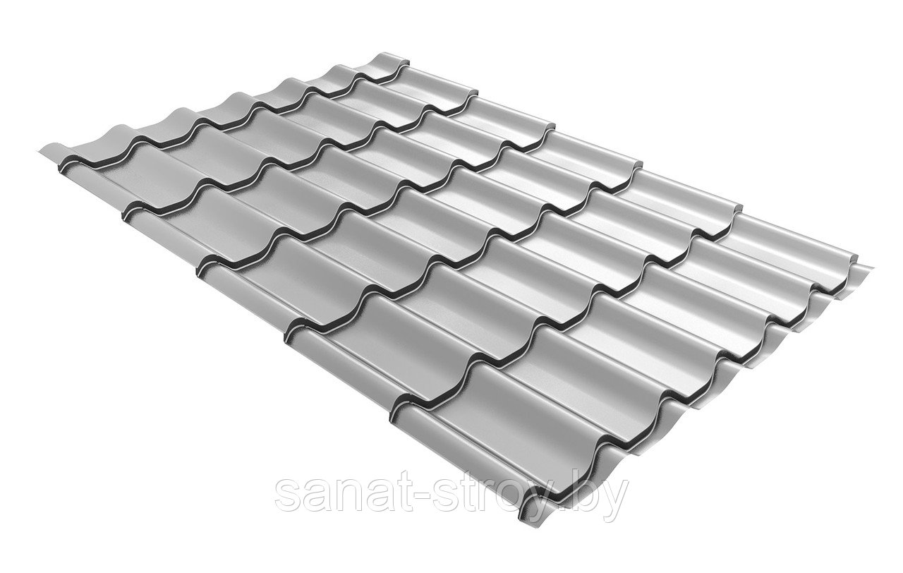 Металлочерепица Classic 0,45 PE RAL 9003 Cигнальный белый