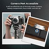 Чехол SmallRig Leather Half Case Kit для Fujifilm X100VI Чёрный, фото 6