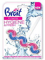 Туалетный блок BRAIT "FLOWERS HYCIENE & FRESH" 2-PHASE