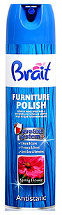 Средство для полировки мебели BRAIT CLASSIC "Antistatic" (Spring Flower) 350 мл