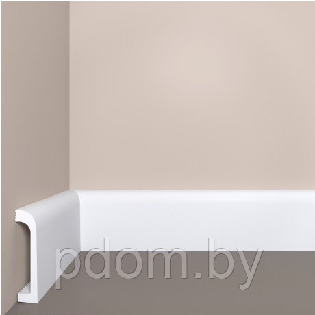 Плинтус ПЛ 16 80-19 Белый̆