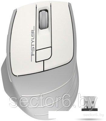 Мышь A4Tech Fstyler FG30S (серый/белый), фото 2