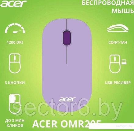 Мышь Acer OMR205 (сиреневый/фиолетовый), фото 2