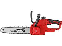 Аккум. пила цепная WORTEX CEC 3018-1 в чем.  XLT SET БЕСЩЁТ., 18 В, 30 см, фото 2