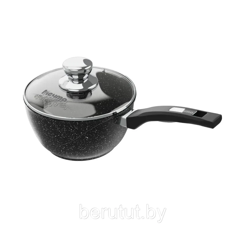 Ковш 1.7 л Мечта Гранит black 82802