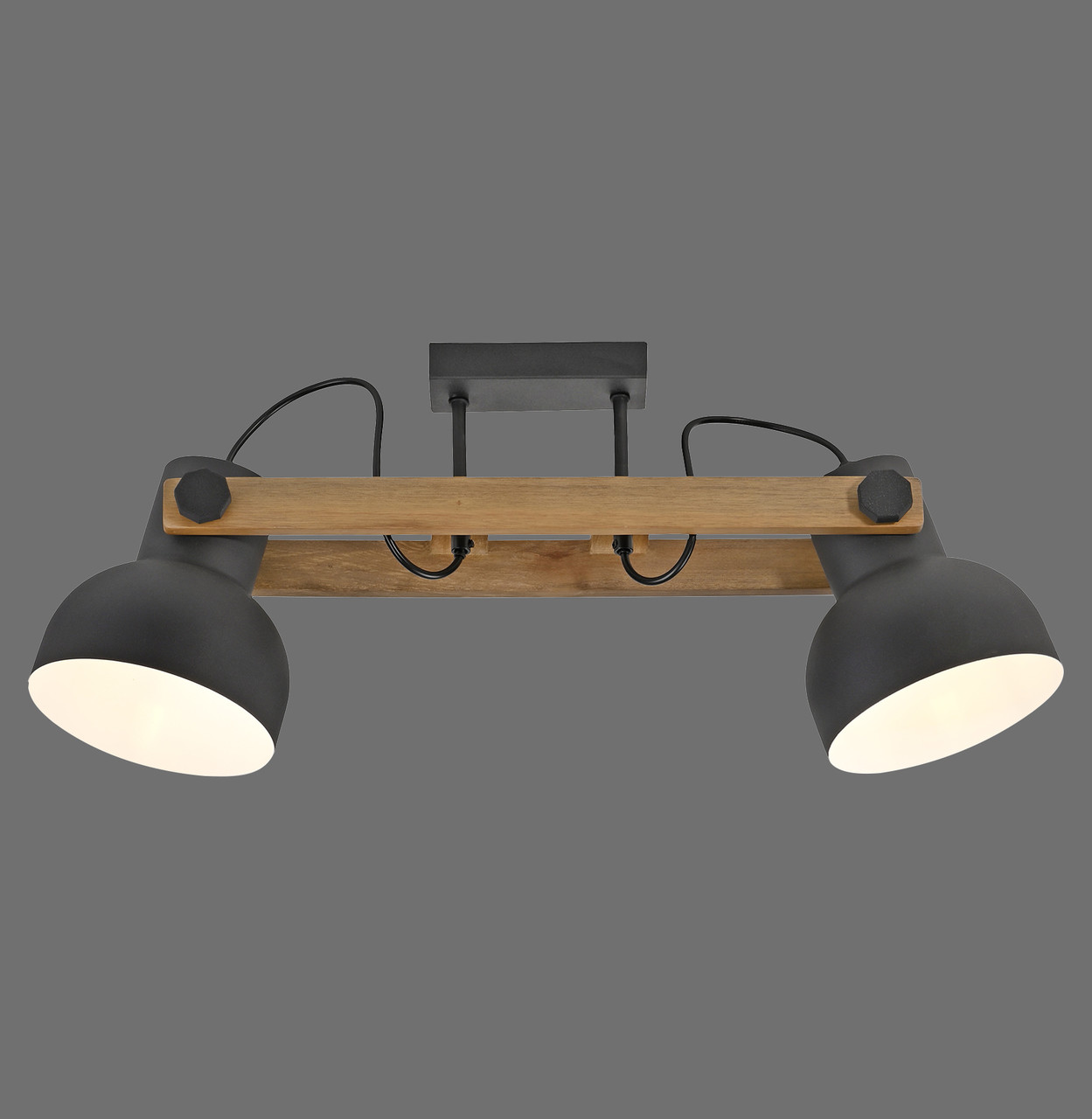 15744-18 CUP 20 Потолочный светильник Черный/Деревянный Zuma Line