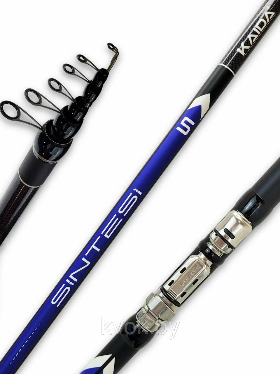 Удочка с кольцами KAIDA Sintesi Bolo 5м тест: 3-20 гр, вес 190 гр.