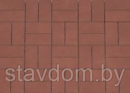 Тротуарная плитка "Прямоугольник" коричневая 60 мм. - фото 2 - id-p36104196