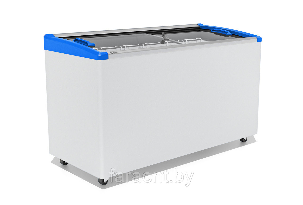 Морозильный ларь Frostor (Gellar) FG 500 E гнутое стекло (-18…-22C, 5 корзин 450 л)