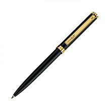 Черная металлическая шариковая ручка Delgado   для нанесения логотипа