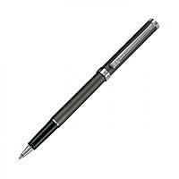 Серая металлическая ручка-роллер Delgado с серебристой  фурнитурой, фото 1
