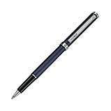 Черная металлическая ручка-роллер Delgado с позолоченной  фурнитурой, фото 4
