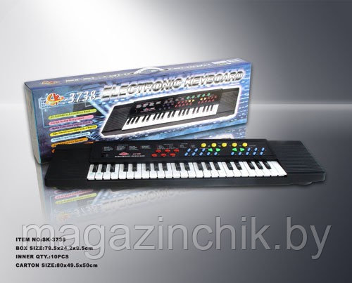 Детский электронный синтезатор пианино с микрофоном «Electronic Keyboard» SK 3738 - фото 1 - id-p1224826