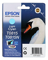 Картридж T0815/ C13T08154A10 (для Epson Stylus Photo T50/ R270/ RX590/ RX615/ TX659/ 1410) светло-голубой