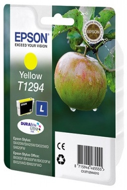 Картридж T1294/ C13T12944011 (для Epson Stylus SX420/ SX430/ SX438/ SX445/ SX535/ Office BX320/ BX535) жёлтый