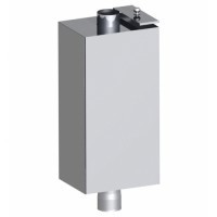 Бак на трубе 80л Ø115 (Прямоуг) (AISI 439) МП