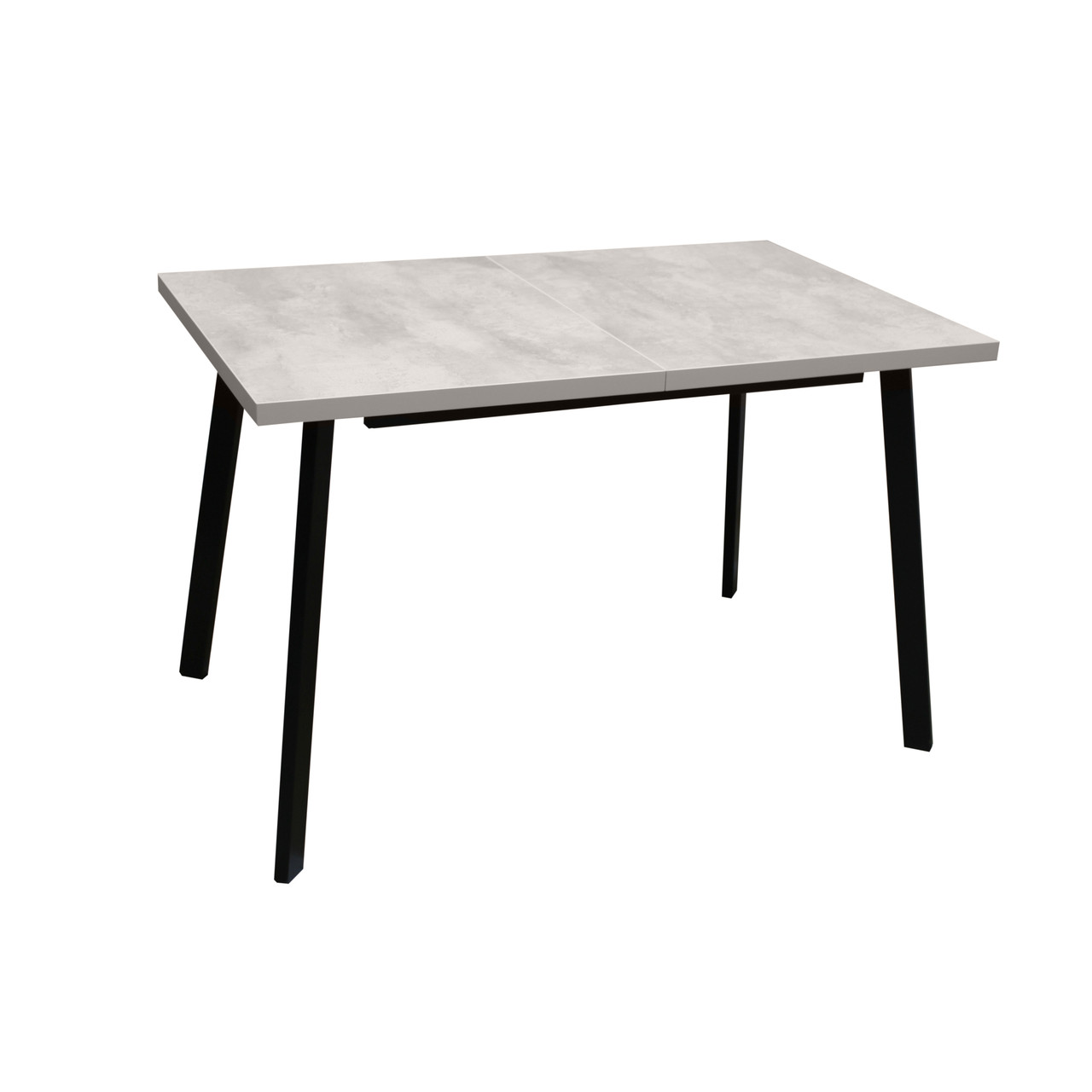 Стол "Каспер" М96 Шелковый камень/черный матовый