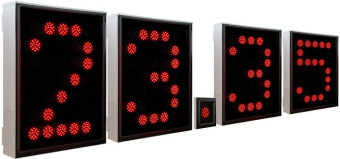 Уличные часы В2000С-4 угол обзора 80 градусов