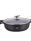 Сотейник  антипригарное покрытие с крышкой  из литого алюминия 26  3,3 л GP-2819, фото 2