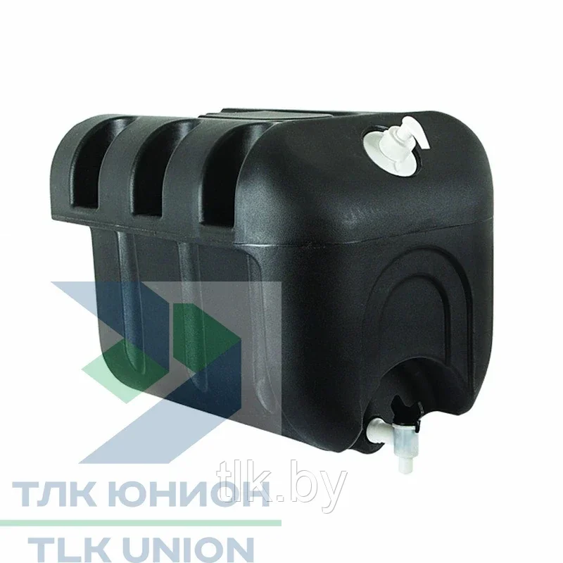 Бак для воды на 30л с дозатором мыла, черный пластик, MEGA 18-03-00-0197 (PNW005)