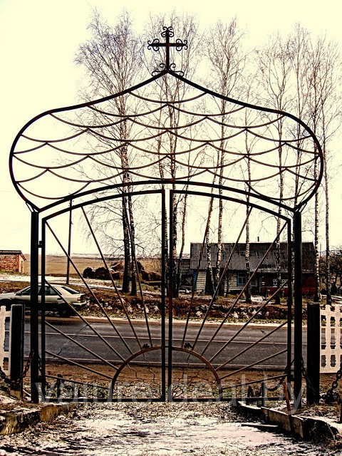 Ворота кованые; художественная ковка №15 - фото 1 - id-p1234218