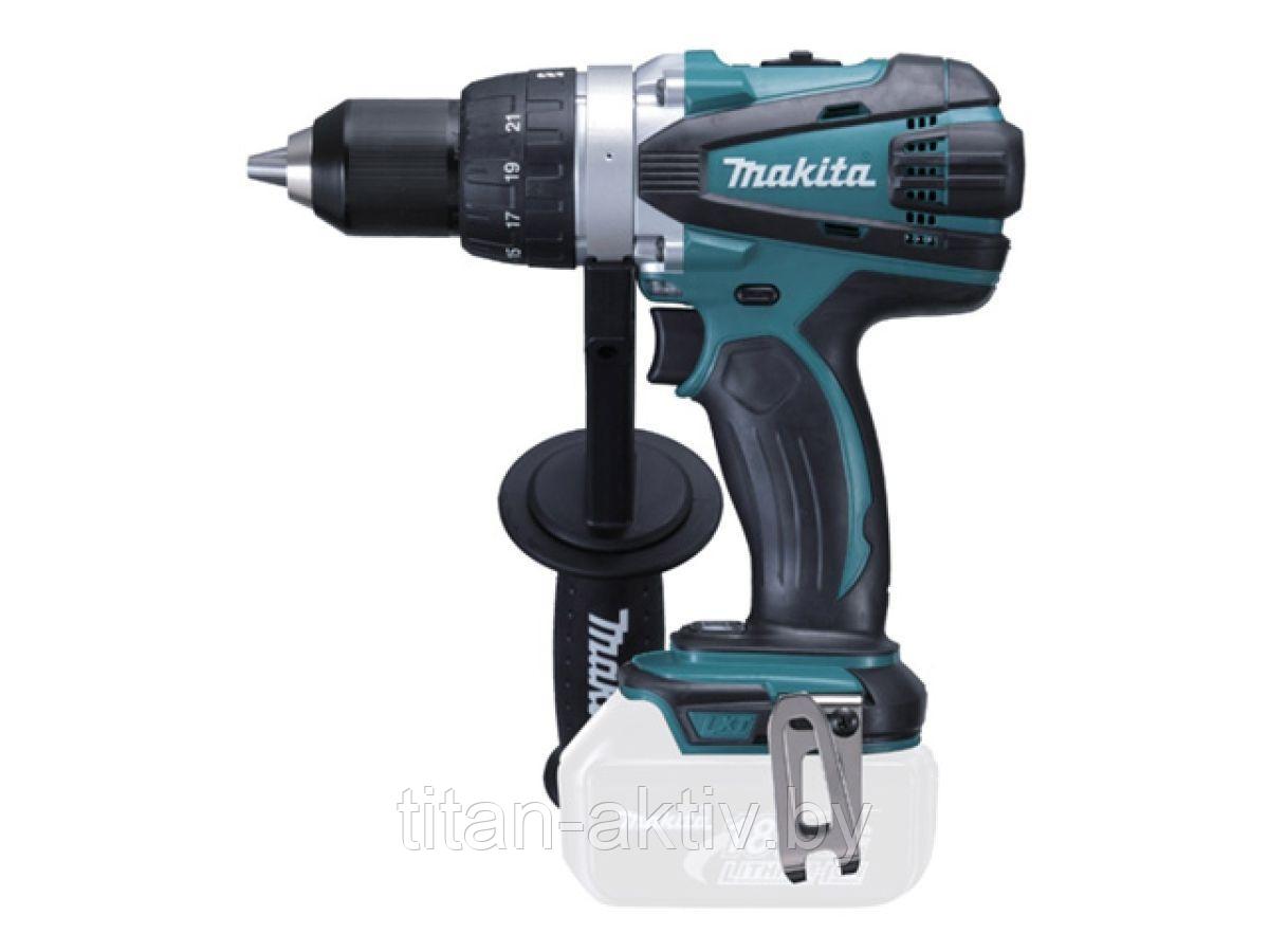 Аккум. дрель-шуруповерт MAKITA DDF 458 Z в кор. (18.0 В, БЕЗ АККУМУЛЯТОРА, 2 скор., 91 Нм, шурупы до