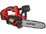 Аккум. пила цепная WORTEX CEC 2518-3 в кор. ALL1 XLT SOLO БЕСЩЕТ., 18 В, 25.4 см, фото 4
