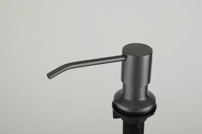 Дозатор для мыла и моющего средства 300 ml Frap F408-9 оружейная сталь