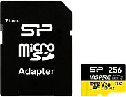 Карта памяти Silicon-Power Inspire microSDXC SP256GBSTXLA2V1NSP 256GB (с адаптером)