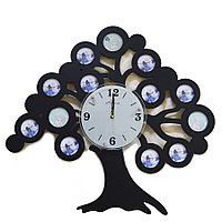 Часы фоторамка Family tree 13 фото