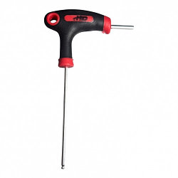 Ключ шестигранный c T-образной ручкой 4.0мм 16х50х100мм с шариком, CrV H-D