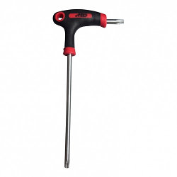 Ключ TORX c T-образной ручкой T27 20х70х150мм с отверстием, CrV H-D