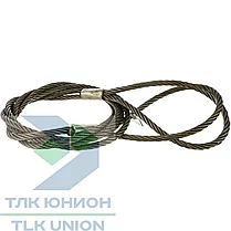 Строп канатный петлевой СКП, опрессовка, d-14 мм ГОСТ 2688, 1,6т, 4м, РОМЕК, фото 3