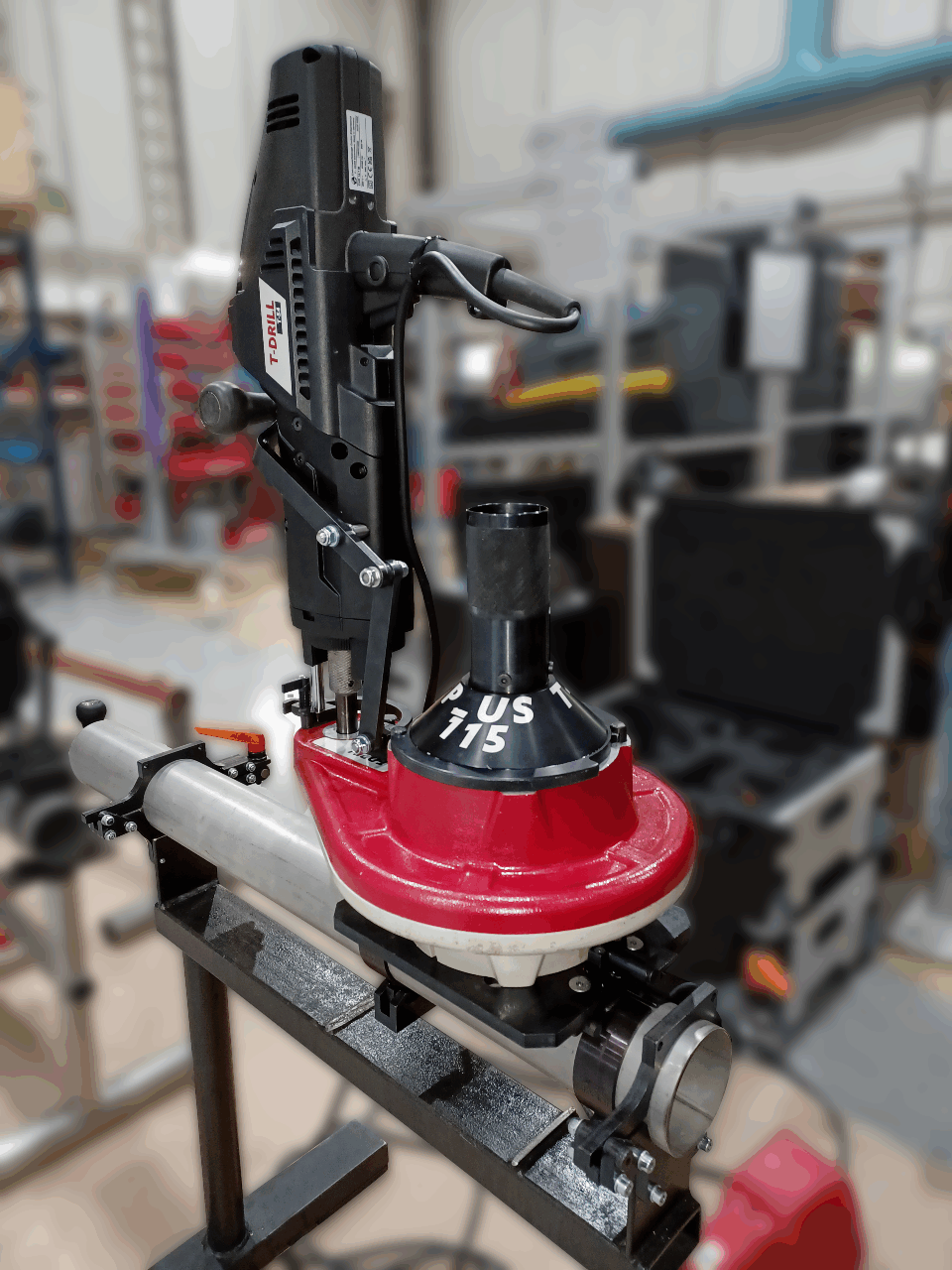 Переносная система отбортовки труб из нержавеющей стали T-DRILL PLUS 115 SST - фото 2 - id-p244218718