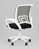 Кресло офисное TopChairs Simple SN черный пластик белый, фото 6