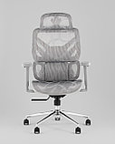 Кресло офисное TopChairs Structo серая сетка, фото 3
