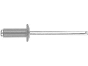 Заклепка вытяжная 4.8х12 мм алюминий/сталь, RAL 7004 (500 шт в карт. уп.) STARFIX (Цвет сигнальный серый)