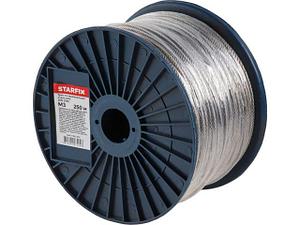 Трос М3 нерж.сталь (А4), DIN 3055 (бухта 250м) STARFIX