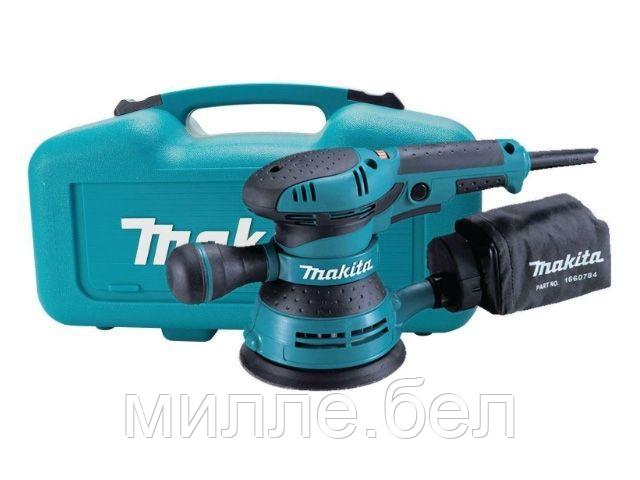 Эксцентриковая шлифмашина MAKITA BO 5041 K в чем. (300 Вт, 125 мм, 8000 - 24000 кол/мин, регул. об.)
