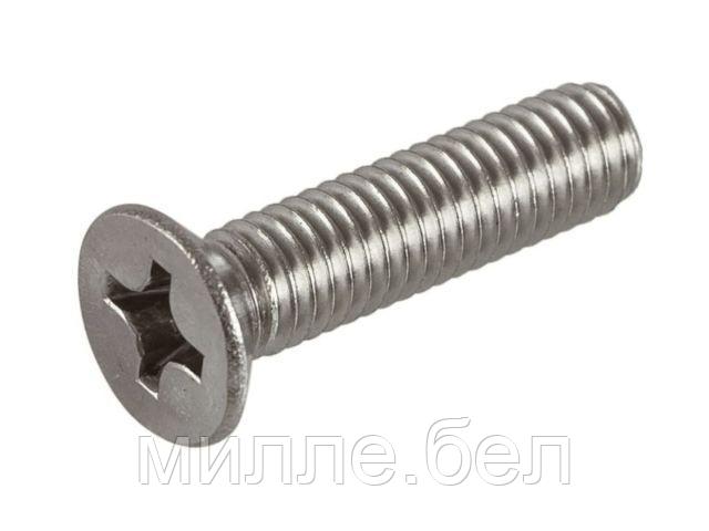 Винт М4х20 мм потай. головка, нерж. сталь (A2), DIN 965 (50 шт в зип-локе) STARFIX