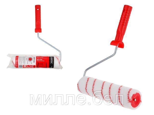 Валик "NYLON" 48-250мм с ручкой 8мм STARTUL PROFI (ворс 12 мм, покраска стен и фасадов, нейлон полиамид)