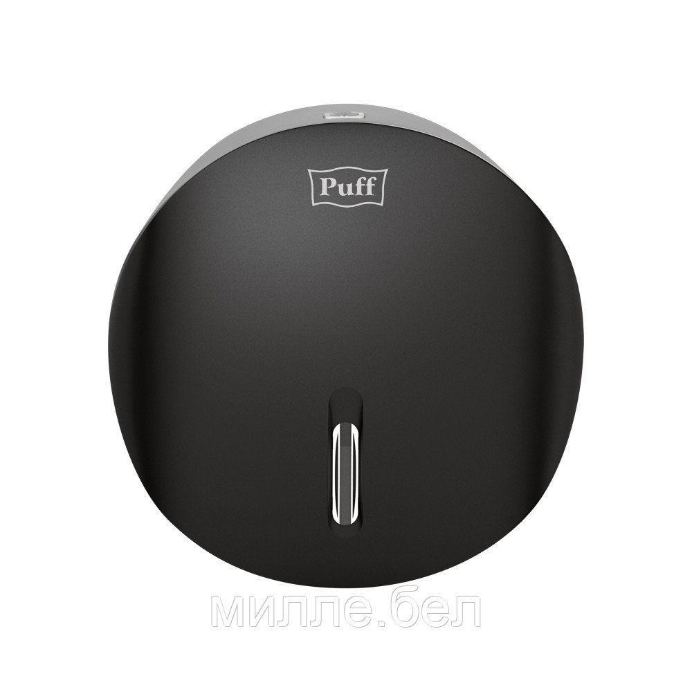Диспенсер туалетной бумаги Рuff-7145Bl, черный, с замком, ABS-пластик