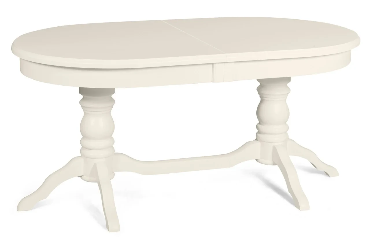 Стол обеденный Зевс раздвижной Cream White Мебель-Класс