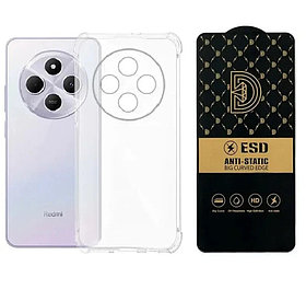 Чехол-накладка + защитное стекло ESD для Xiaomi Redmi 14C / Poco C75