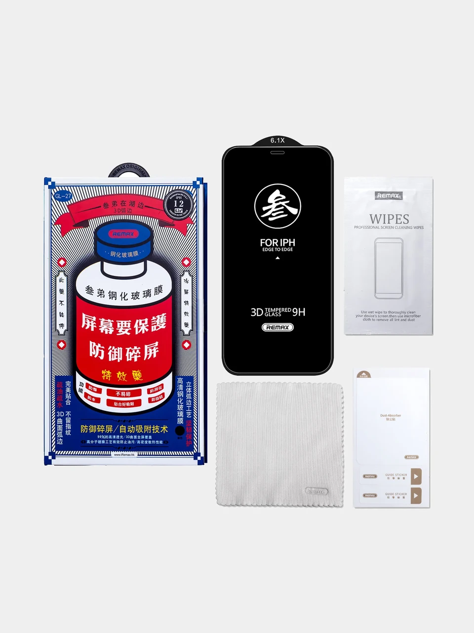 Защитное стекло Remax Medicine для Apple Iphone Iphone 16 Pro (полная проклейка) - фото 4 - id-p244266021