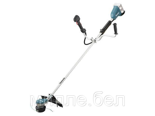 Триммер аккум. MAKITA LXT DUR 368 AZ (2х18В, 550Вт, велорукоятка, нож 4T, d-23см, М10xLH, ADT, AFT, XPT)