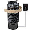 Печь для бани SAWO Aries Wall Black ARI3-45Ni2-WL-BL-P-C с блоком мощности, фото 3