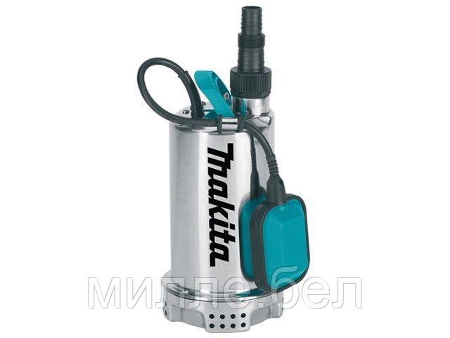 Насос дренажный для чистой воды MAKITA PF 1100 (1100 Вт, 15000 л/ч, до 5 м, стальн. корпус)
